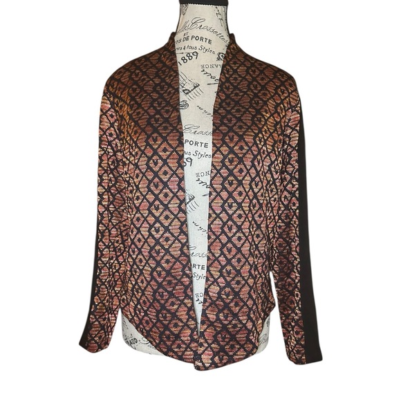 Ruby Rd Diamond Knit Jacket Cardigan Sz Small - Picture 5 of 5